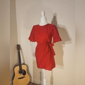 Red Tulip Mini Dress (S~M)